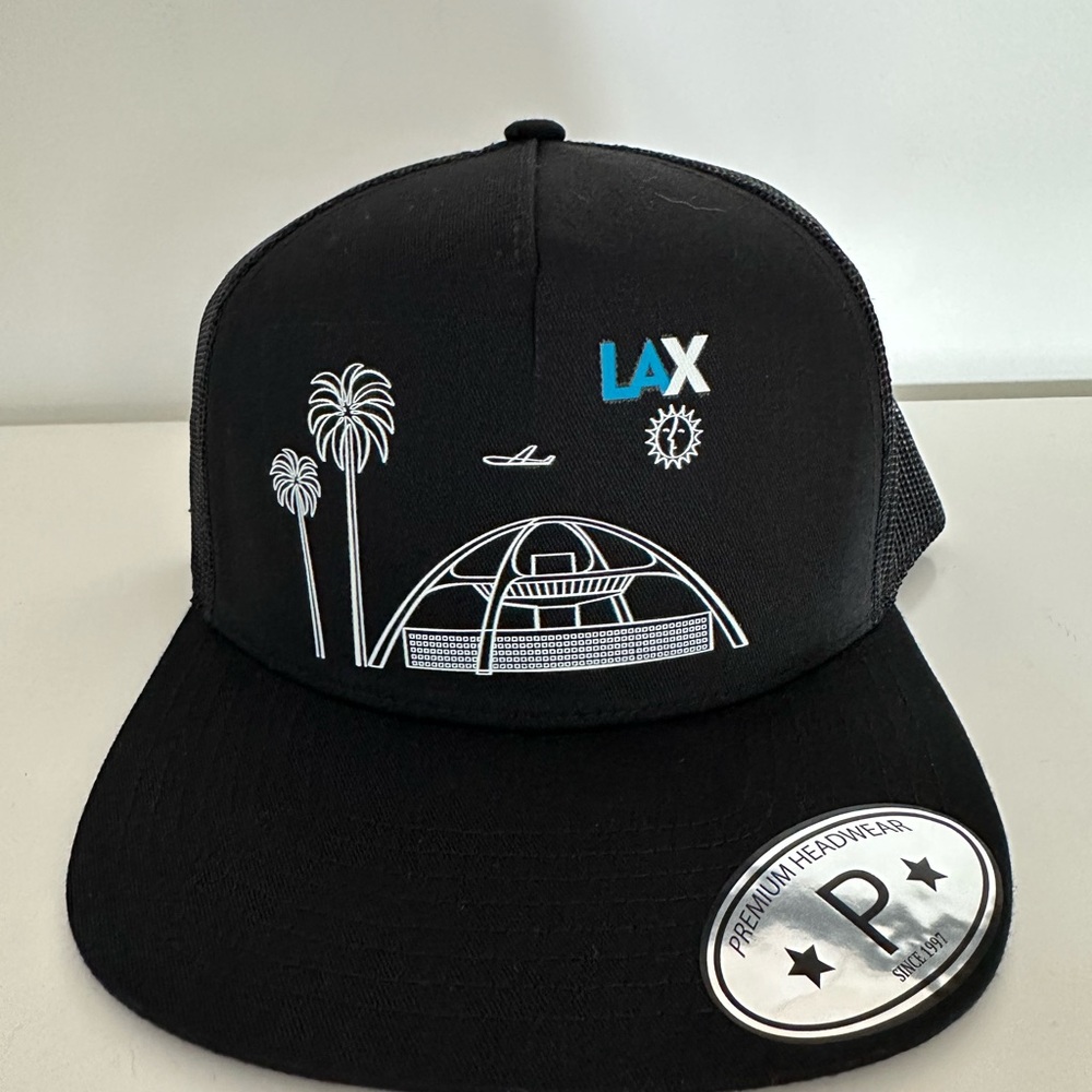 Black LAX Snapback Hat